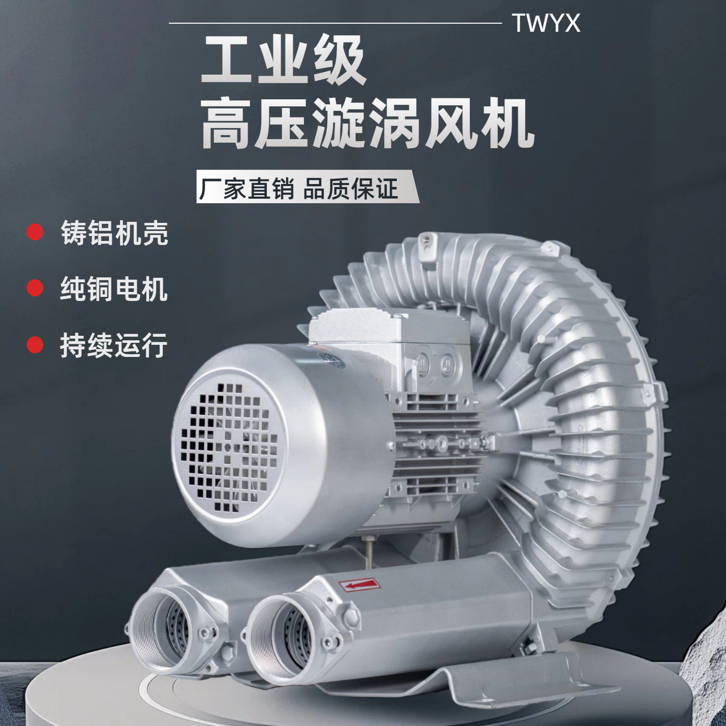 TWYX全风环保高压鼓风机漩涡气泵强力工业高压漩涡鼓风机增氧曝气