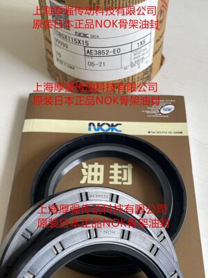 日本NOK株式会社齿轮箱内骨架双唇油封NOK AE3852-E0 TC85-115-15