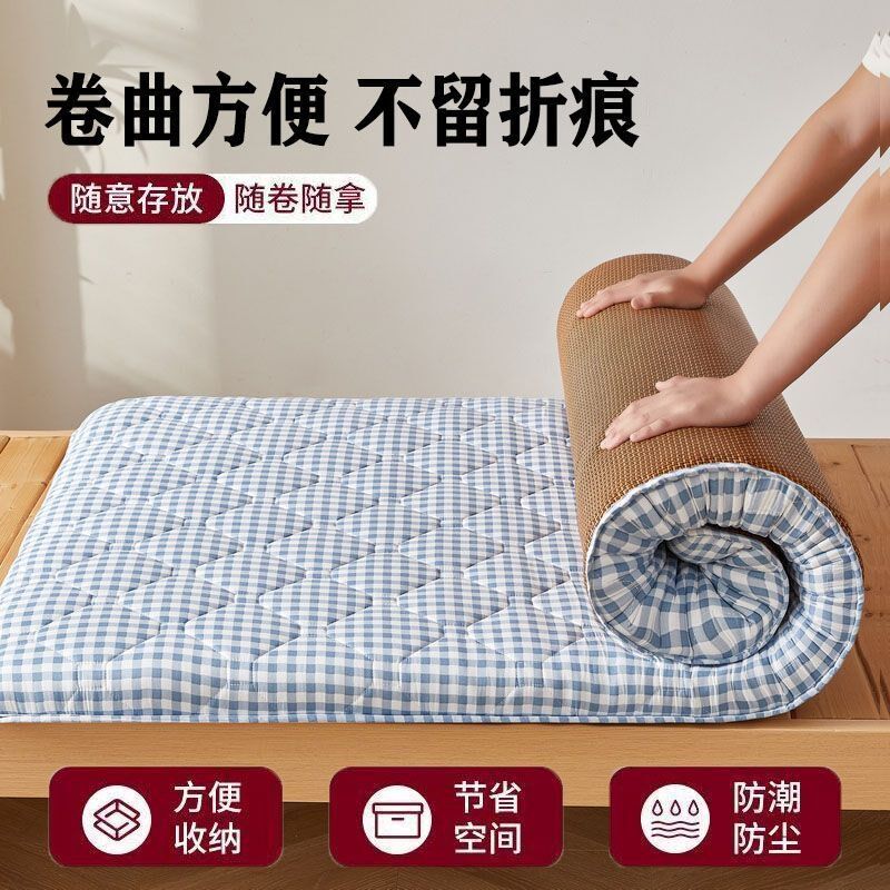 床垫宿舍学生单人冬夏两用不塌陷90x190cm薄款软垫四季通用可折叠