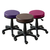 美容凳子滑轮 美甲美发理发店旋转椅子升降美容院专用大工圆凳 包邮