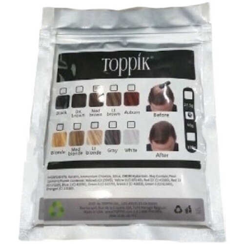 袋装toppik顶丰密发增发男女补发神器假发浓密头发蛋白纤维粉