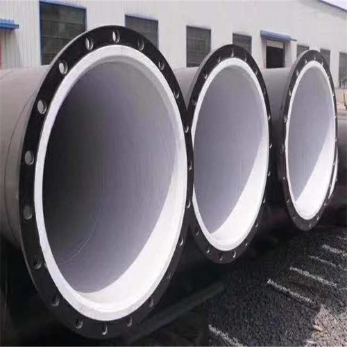 衬四氟钢管无缝管内衬四氟化工厂衬氟硬管法兰连接弯头三通管件