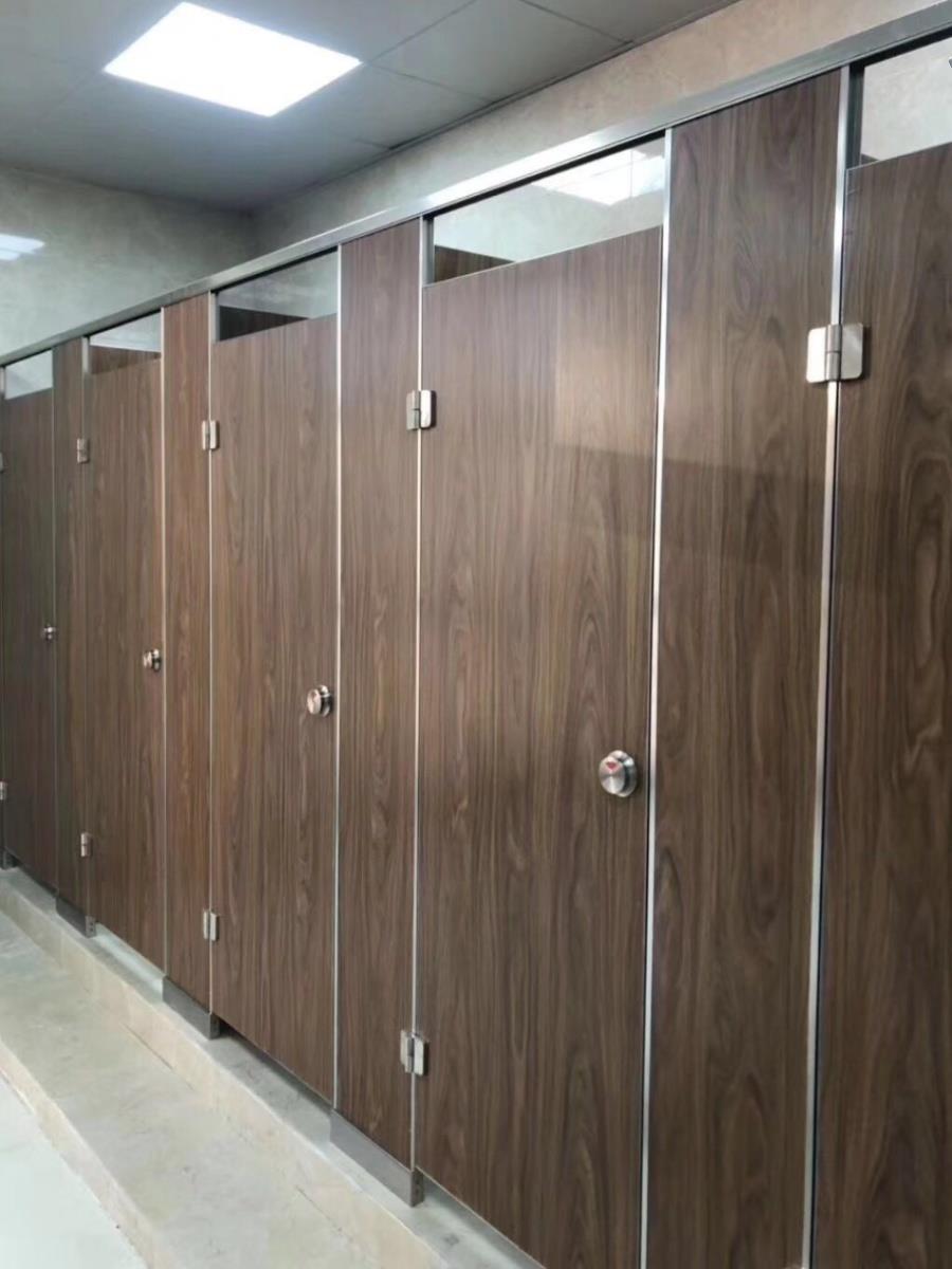 厕所304不锈钢隔断公共化妆室金属拉丝铝蜂窝隔板防水洗手间挡板