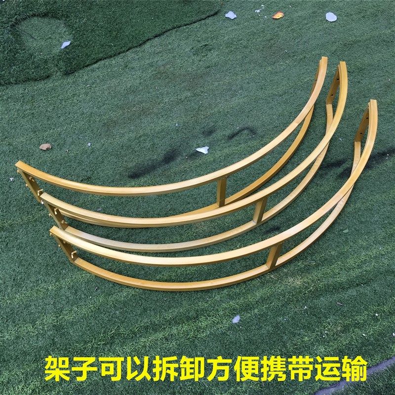 婚庆道具线帘架子铁艺圆环五环之歌摩天轮婚礼布置吊顶装饰铁圈挂