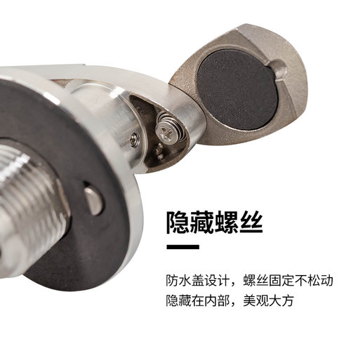 304不锈钢ms308配电柜执手锁电箱把手锁控制柜门锁电柜专用锁301