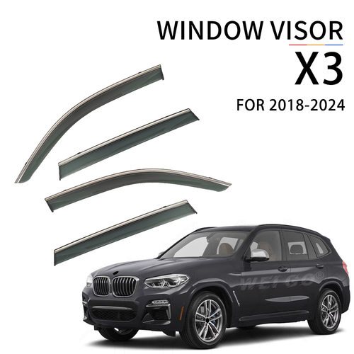 适用于宝马X3 G01 2018-2024 window visor 车窗晴雨挡遮阳板雨眉