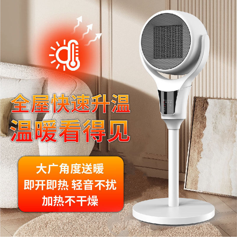 厂家立式落地式暖风机家用冷暖两用速热新款电暖器循环吹风取暖器