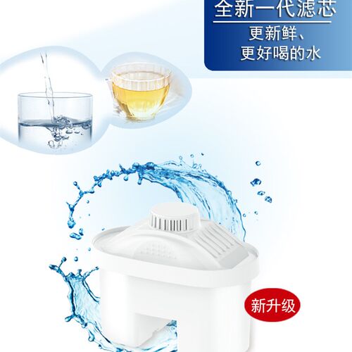 适用莱卡百盛达净水壶净水器过滤壶3.5L家用净水器净水杯滤芯