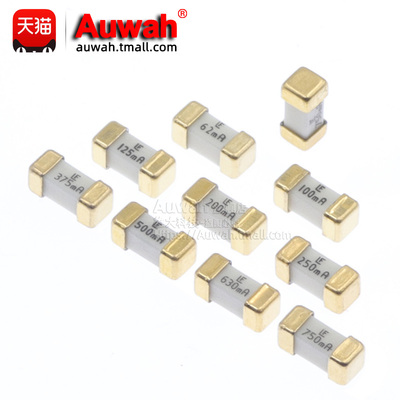 1808贴片保险丝管快熔断 250mA 375mA 500mA 0.5A 630mA 750mA