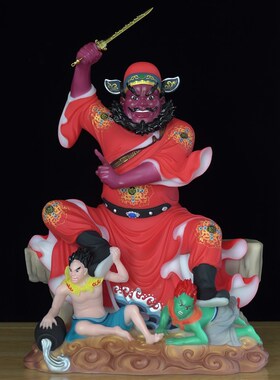 钟馗祖师爷门神终南山赐福镇宅圣君神像家用供奉摆件道家俗神除灾