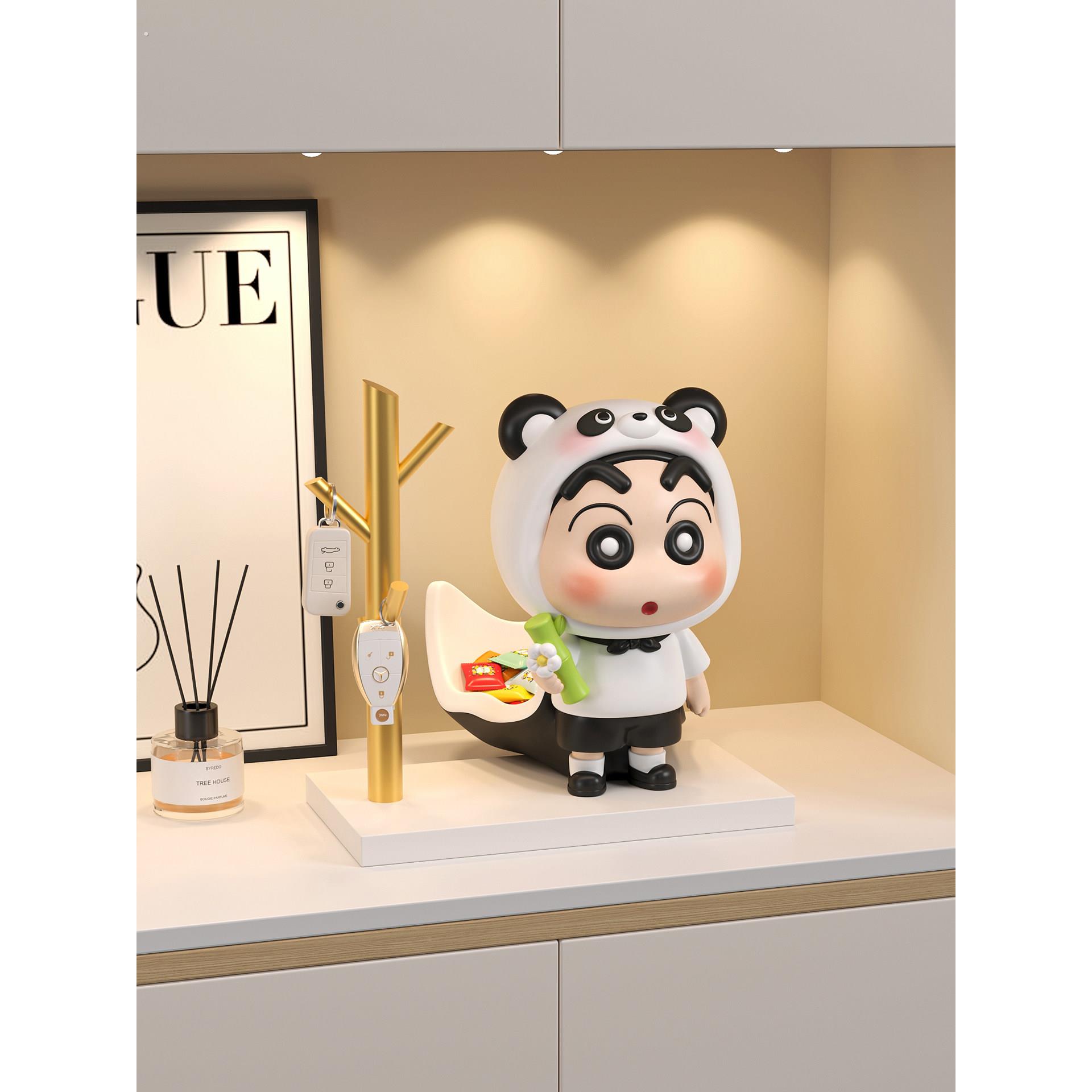入户玄关钥匙收纳小新装饰品客厅餐边柜创意桌面摆件乔迁新居礼物