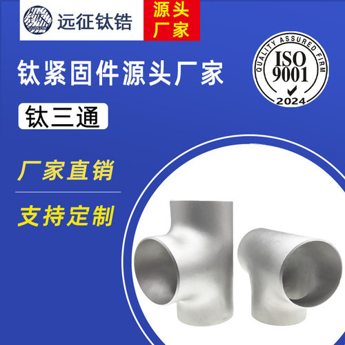 钛TA2三通/无缝三通/国标三通/冷拔等径三通/焊接DN15-DN200