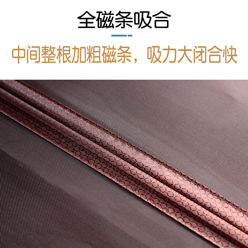 高清磁条防蚊门帘大门金刚网纱窗磁吸纱门蚊帐防蝇磁性自粘魔术贴图片