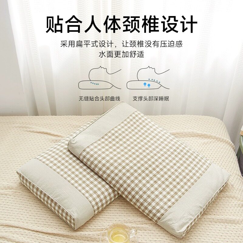 荞麦枕头成人护颈椎助睡眠全荞麦皮枕芯单人学生双人家用男一对装