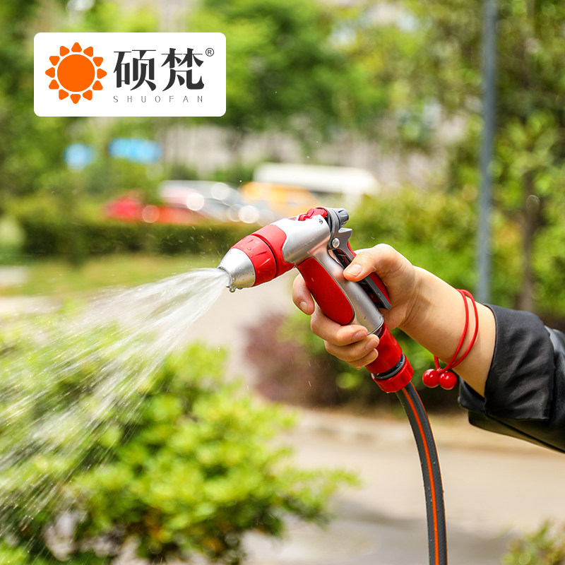 浇花神器家用水枪洒水喷头水管收纳架100米花园庭院冲洗浇水卷管