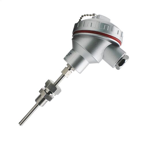 铠装热电阻 wzpk238 pt100 8 L=105mm -50-500 卡套螺纹M12*1