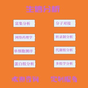 生信作图scif科研生物信息分析做图绘图制图火山气泡聚类热单组图