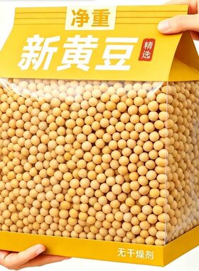 东北黄豆黑龙江农家大豆浆专用大豆五谷杂粮发豆芽批发新货黄大豆