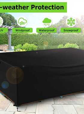 热卖 户外长椅防尘罩 家具罩 BENCHES SEAT RAIN COVER 黑色