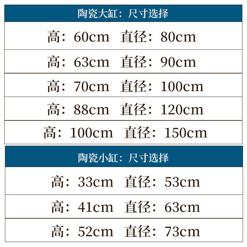 景德镇青花手绘陶瓷养鱼种树大缸庭院门海老式水缸落地式流水摆件