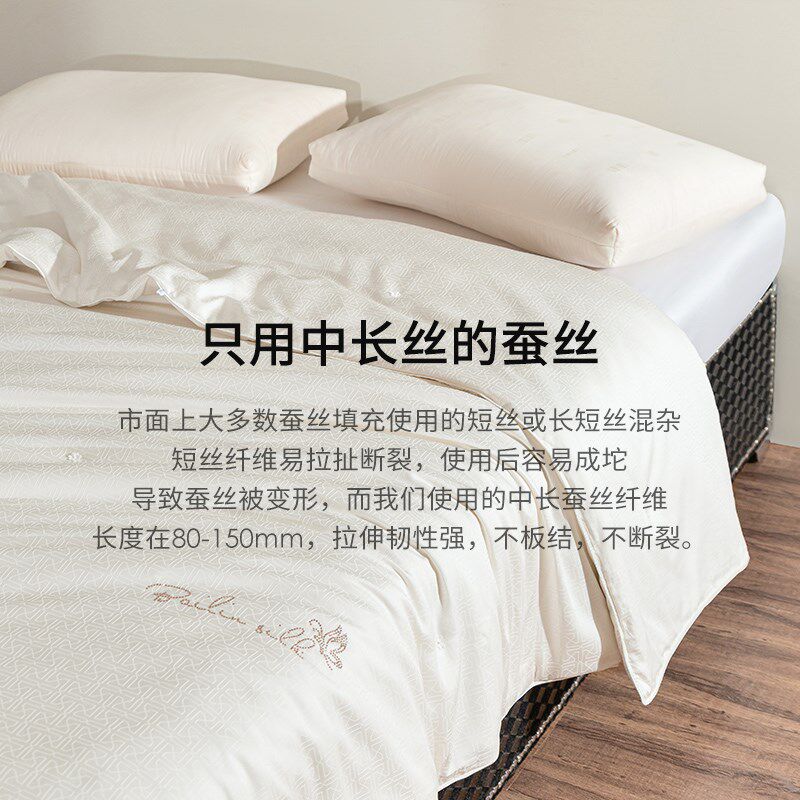 KASAA类100%纯蚕丝加厚被子被芯冬被空调被春秋被四季通用