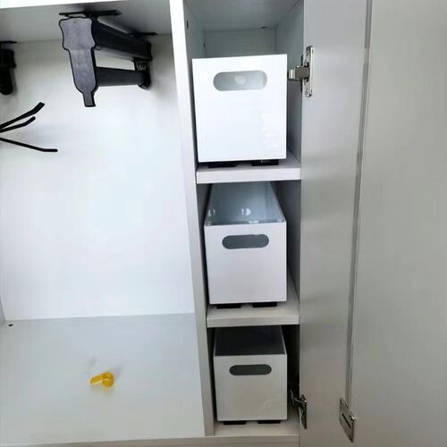 亚克力滑轨拉篮厨房深柜改造抽屉置物碗碟抽屉式水槽调味收纳托盘