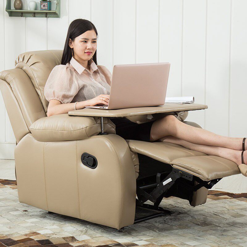 欧式头等太空沙发舱单人皮布艺沙发电动美甲美睫电脑影咖懒人躺椅