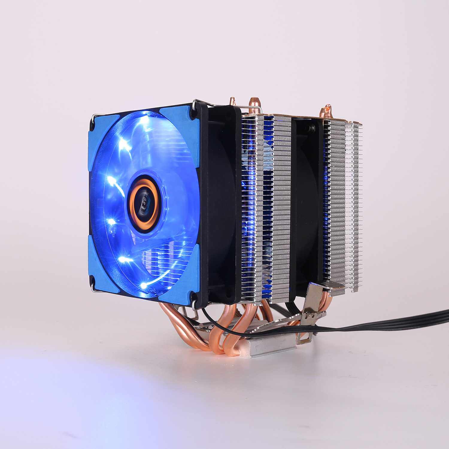 四铜管CPU散热器塔式 支持 775/115x/amd1366 2011CPU风扇