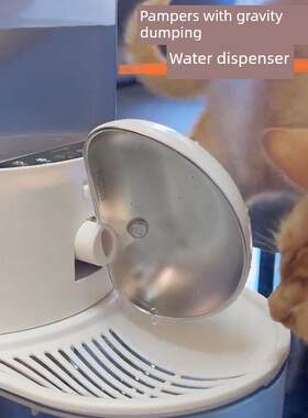 宠物饮水机倾卸式猫自动送水器流水智能宠物狗重力水电