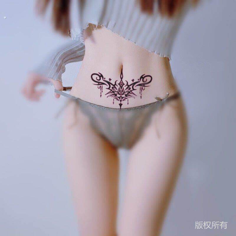 纹身贴私密部位女男魅魔情侣草本果汁贴纸涩黑桃屁股腰腿夜光