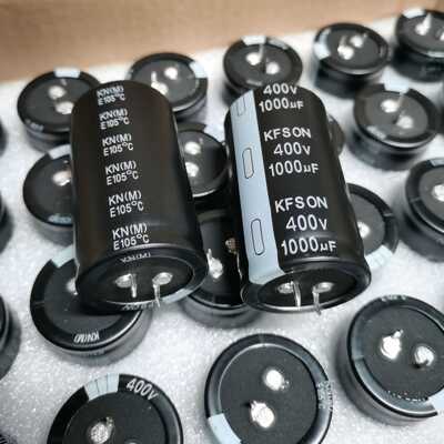 400v1000uf牛角电解电容器KFSON多种尺寸可选450v1000uf高压电容