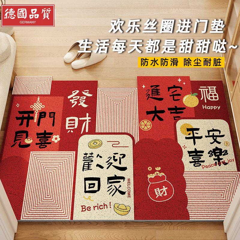 入户门垫家用玄关蹭土防滑脚垫子耐脏免洗地垫可裁剪丝圈进门地毯