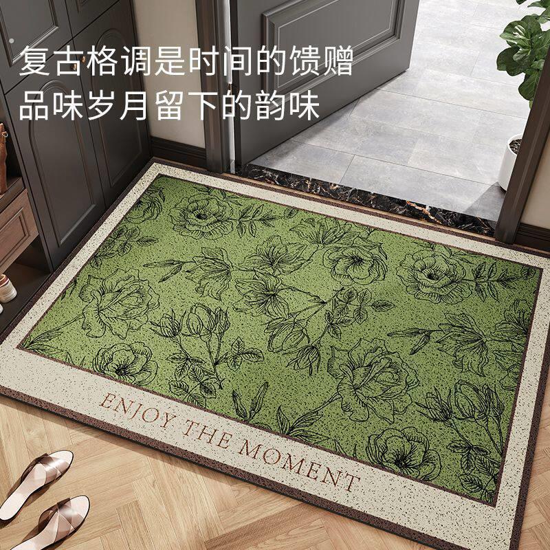 入户门地垫进门门口家用门垫室内丝圈地毯高级感防滑除尘玄关脚垫