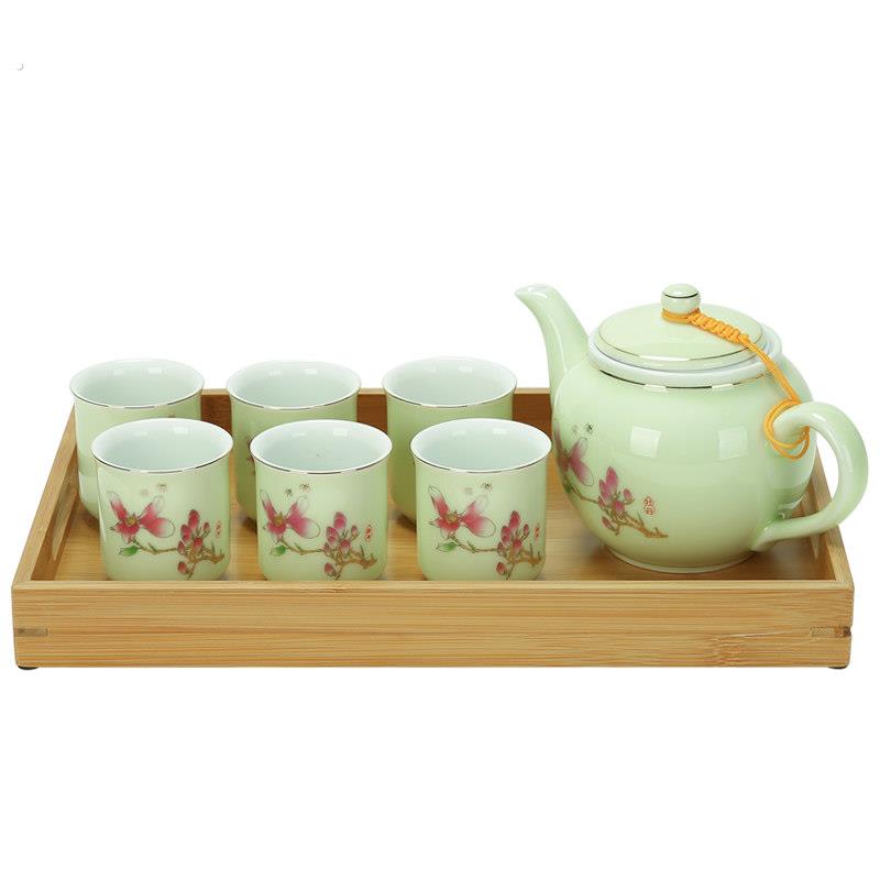茶壶陶瓷过滤大号容量冲泡茶器家用带内胆功夫茶具单水壶杯子套装