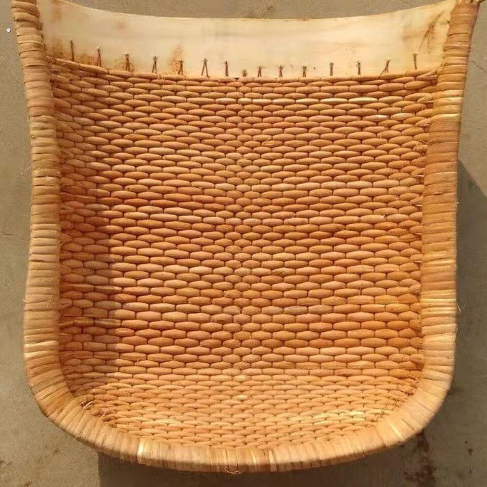 手工簸箕柳编竹编藤编单个土簸箕筲箕家用农村农用扫除簸箕小簸箕