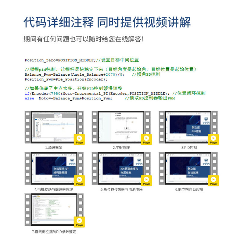 IP570直线倒立摆 旋转倒立摆LQR自动起摆PID能量控制器STM32版