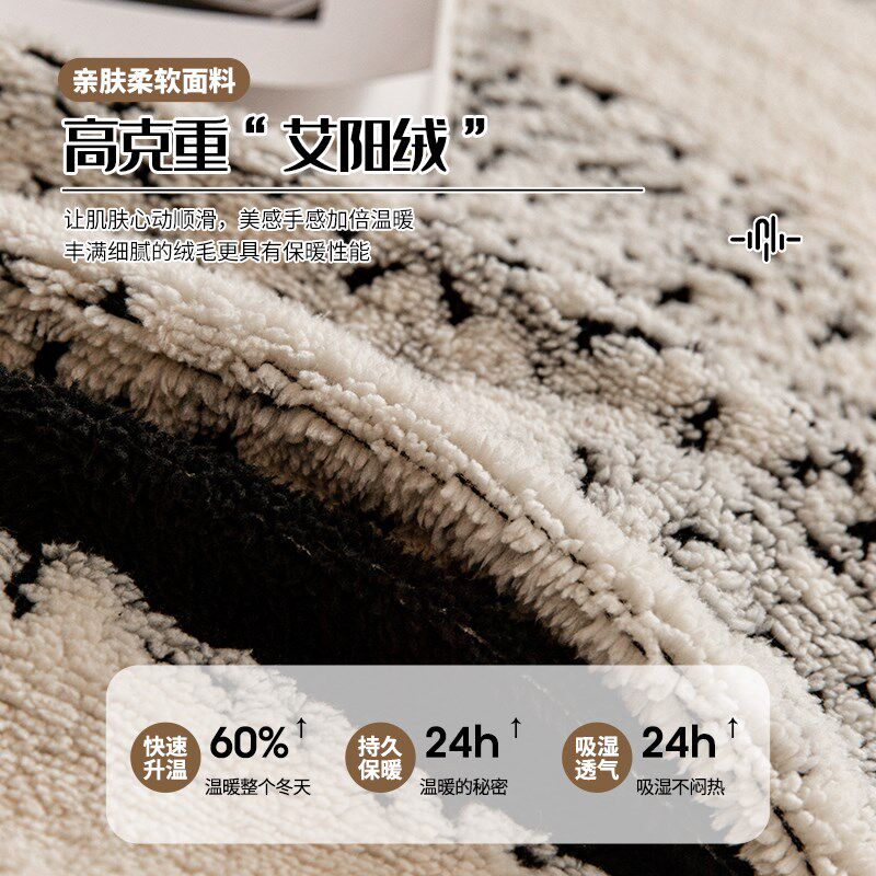 沙发套罩2024新款冬季加厚毛绒全包万能套一体式直排防滑弹力盖布