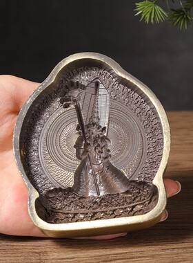 大白伞盖佛母擦擦模具合金复古古铜仿尼泊尔藏传密宗佛台供奉摆件