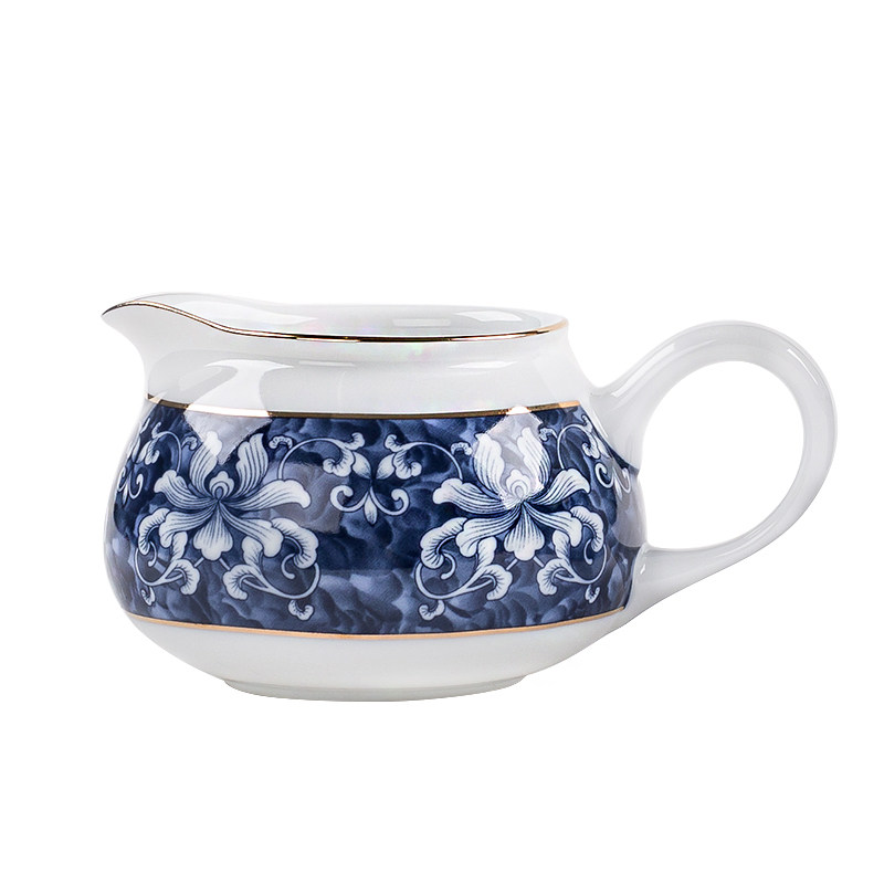 陶瓷青花瓷茶具分茶器高端公道杯倒茶器公杯茶漏茶滤茶叶过滤器