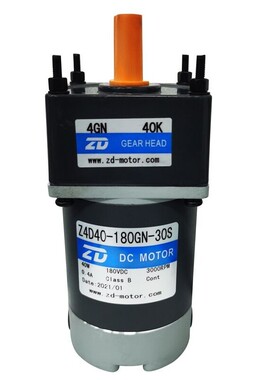 24V微型直流电机Z4D60-24GN-18S 4GN200K中大直流减速马达绕线机