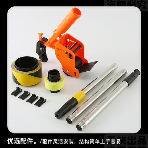 新款工地装修地面保护膜粘贴器布基胶美纹纸地膜专用胶带速贴神器