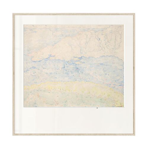 丘山生活 小众风景装饰画 民宿原木风格挂画 餐厅卧室玄关画床头