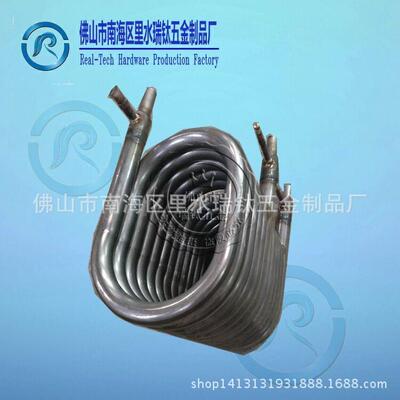瑞钛5P热泵同轴套管换热器空调冷凝器热泵制冷配件空气能热交换器