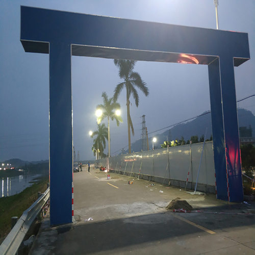 建筑门楼钢结构大门工地项目大门安全通道钢筋加工棚工程门楼