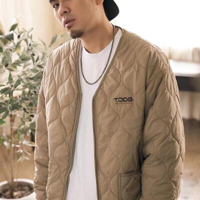Toos.23AW 秋冬复古百搭工装轻薄宽松内胆外套棉衣棉服