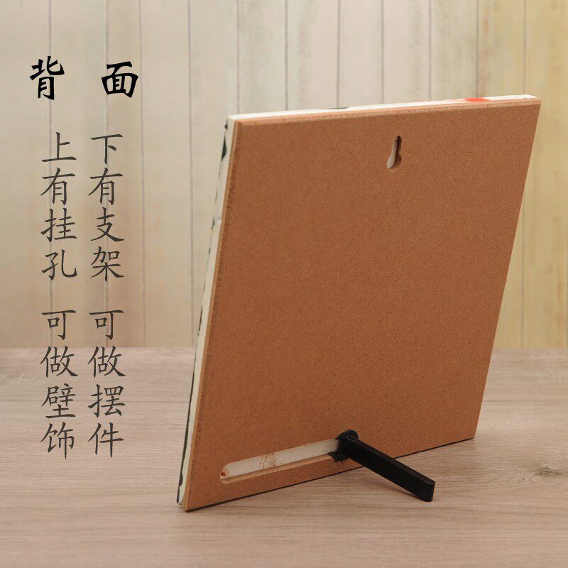 中国特色陶瓷手绘瓷板画京剧脸谱客厅玄关餐厅墙面装饰挂画送老外