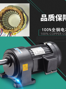 工厂DYG东洋小型交流齿轮减速电机三相大扭矩380V正反转220V750W