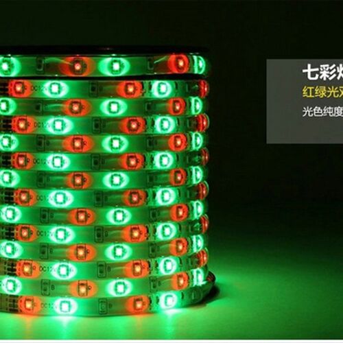 12V超高亮 LED灯带 3528贴片2835滴胶 音乐 RGB七彩灯带  跑马灯
