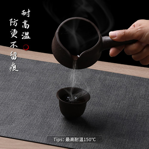 高级感轻奢西餐垫加厚皮革防水防油餐厅酒店餐桌隔热垫支持定制