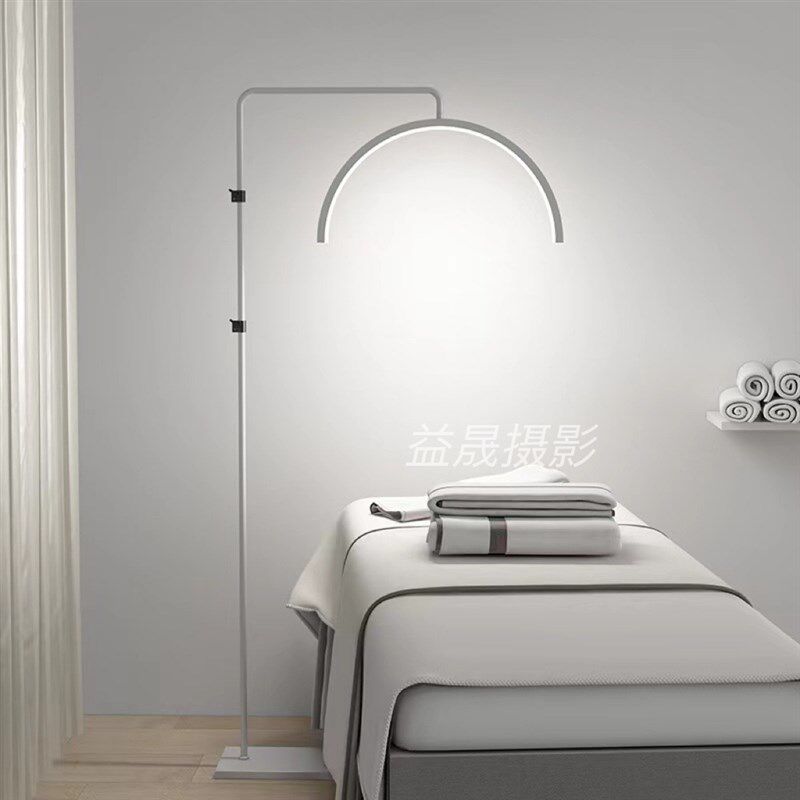 美容灯悬挂式客厅便携LED半月美睫美妆美甲纹眉纹绣落地卧室U型灯